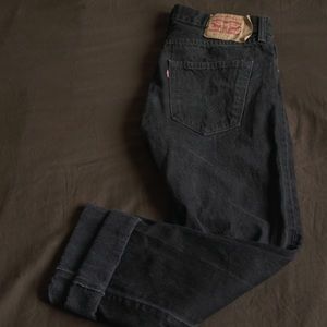 Vintage black Levi’s